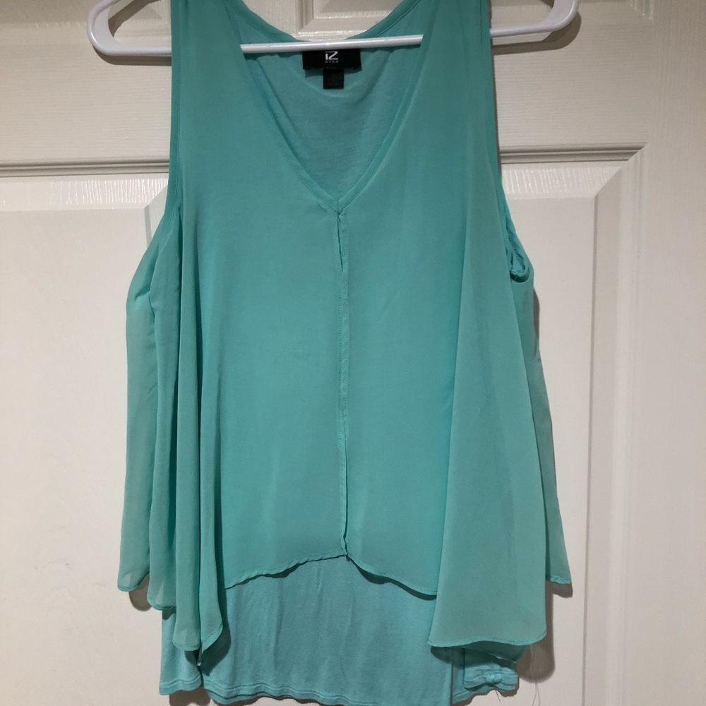 Teal tank top